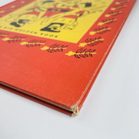 Vintage Big Golden Christmas Book 1955 LIBRARY BINDING Very Clean Crampton - Picture 4 of 16